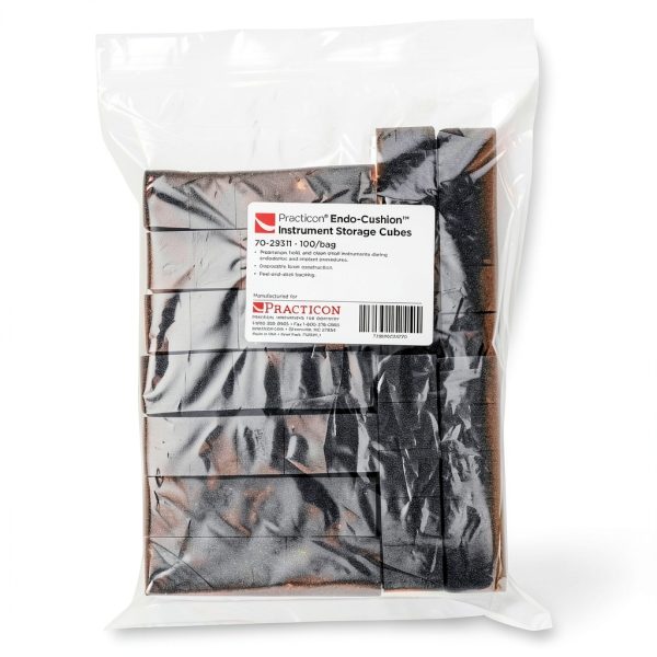 Practicon Endo-Cushions Instrument Storage Cubes, Pack of 100-1
